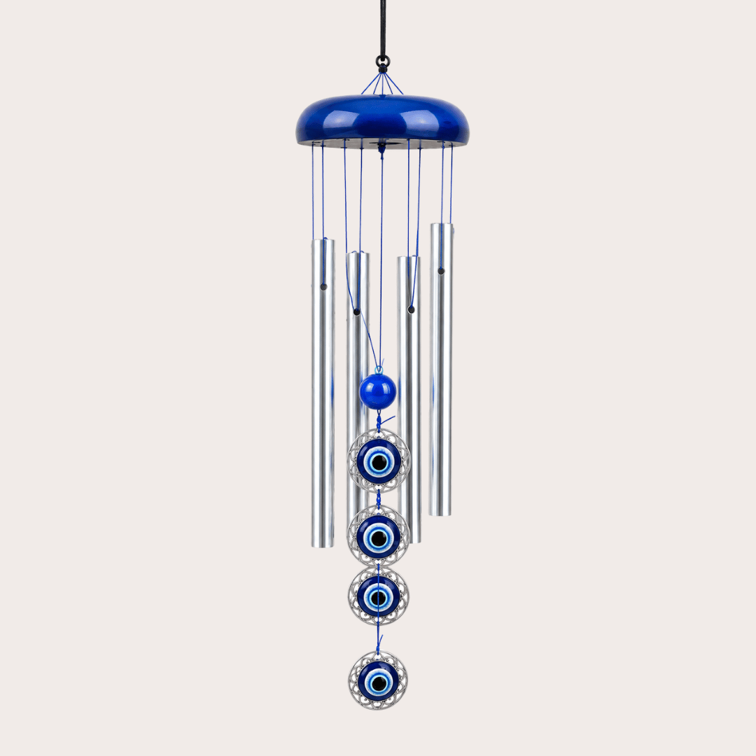 Crystal Evil Eye Windchime