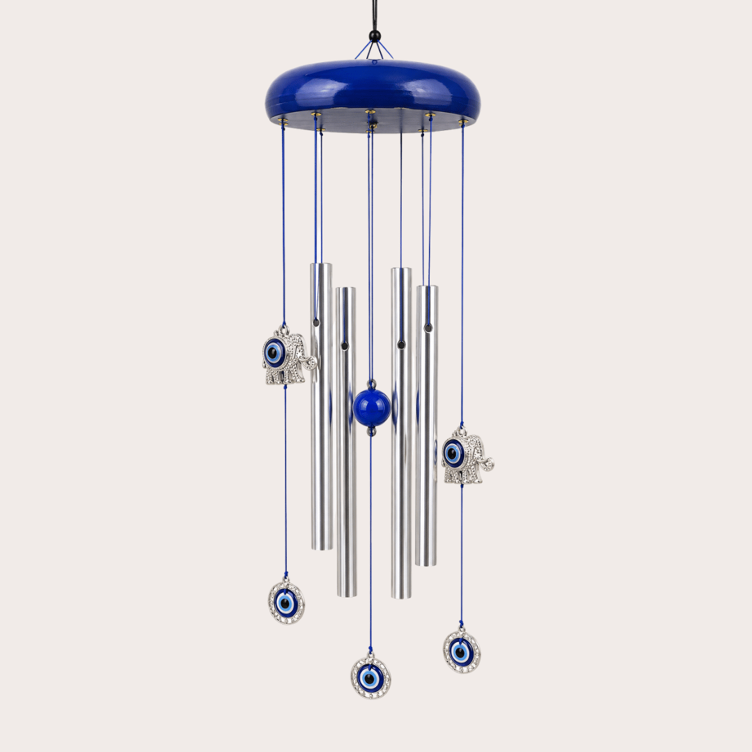 Elephant Evil Eye Windchime