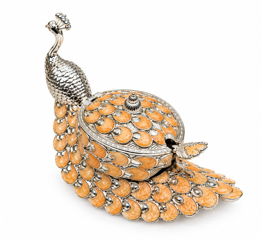 Peacock Lid Round Saunf – Mishri Jar