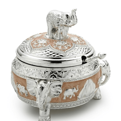 Elephant Lid Round Saunf – Mishri Jar